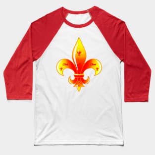 Fleur De Lis Baseball T-Shirt